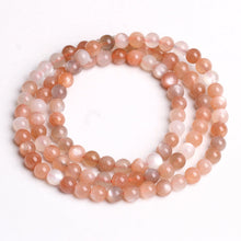Load image into Gallery viewer, Natural Golden Sand Sunstone Multi-Circle Bracelet Orange Yellow Moonstone Sunstone Crystal Stone Three Circles
