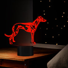 Load image into Gallery viewer, Colourful Touch Ambient Light Hound Shape Night Light Acrylic Kids Bedroom Lights
