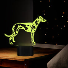 Load image into Gallery viewer, Colourful Touch Ambient Light Hound Shape Night Light Acrylic Kids Bedroom Lights
