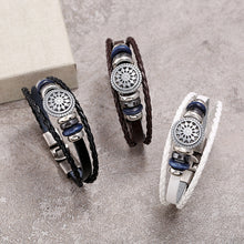 Load image into Gallery viewer, Men's Weaving Cattle Leather Bracelet Simple Student Couple Jewelry

