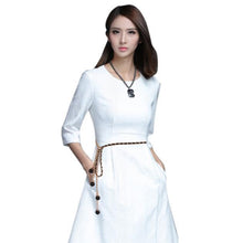 Load image into Gallery viewer, Women's Lady Fashion  Metal Chain Pearl Style Belt Body Chain
