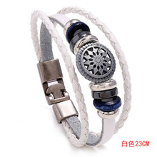 Load image into Gallery viewer, Men's Weaving Cattle Leather Bracelet Simple Student Couple Jewelry
