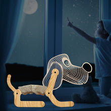 Load image into Gallery viewer, Puppy Folding Table Lamp Creative Product Led 3D Small Night Lamp Children Gift
