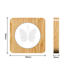 Load image into Gallery viewer, Animal Butterfly Wooden Night Light Home Decorative Lamp
