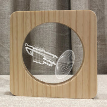 Load image into Gallery viewer, Musical Instrument Shape Led Small Night Lamp Acrylic USB Ambience Light Home Decoration
