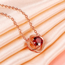 Load image into Gallery viewer, Women's Necklace Fashion Four-Leaf Clover 925 Silver Choker  Gift for Girls
