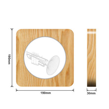 Load image into Gallery viewer, Musical Instrument Shape Led Small Night Lamp Acrylic USB Ambience Light Home Decoration
