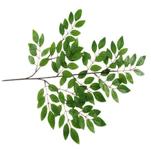 Load image into Gallery viewer, 5PCs Simulation Plant Fake Leaves Red Branch Rod Tofu Pudding Leaves DIY Background Wall Decoration
