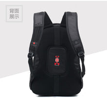 Load image into Gallery viewer, Large outdoor sports black nylon backpack for Men
