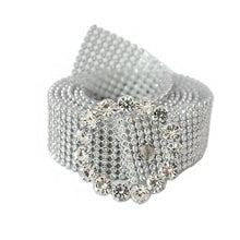 Load image into Gallery viewer, Diamond Band 9 Rows Full Rhinestone Inlaid Belt Fashion Matching Clothing Belt
