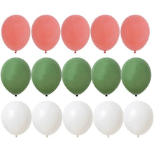 Load image into Gallery viewer, 15/20PCS 10inch Balloon Kit Retro Green White Gold Balls Birthday Wedding Anniversary Jungle Summer Party Decor Home Supplies
