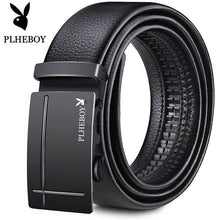 Load image into Gallery viewer, Men's Belt Automatic Buckle Belt Male Live Streaming on Kwai Supply Young and Middle-Aged Pant Belt
