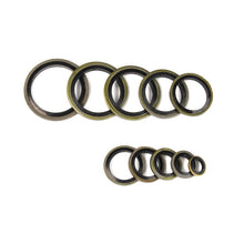 Load image into Gallery viewer, 150PCS M6-M24 High Pressure Hydraulic Pipe Seal Pad Rubber Metal Shim Seal Gasket High Temperature Pipeline Valve O-ring Gasket
