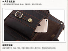 Load image into Gallery viewer, Men's business messenger bag 14 inch briefcase computer bag
