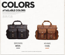 Load image into Gallery viewer, Men's business messenger bag 14 inch briefcase computer bag
