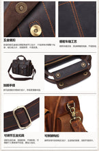 Load image into Gallery viewer, Men's business messenger bag 14 inch briefcase computer bag
