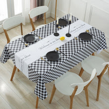 Load image into Gallery viewer, PVC Rectangular Tablecloth Printed Tablecloth Simple Dining Table Tablecloth
