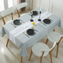 Load image into Gallery viewer, PVC Rectangular Tablecloth Printed Tablecloth Simple Dining Table Tablecloth
