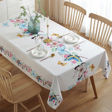 Load image into Gallery viewer, PVC Rectangular Tablecloth Printed Tablecloth Simple Dining Table Tablecloth
