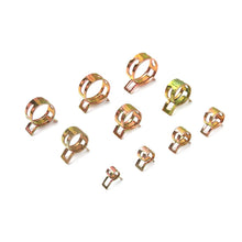 Load image into Gallery viewer, 155PCS 6-22mm Car &amp; Truck Spring Clips Fuel Oil Water Hose Clip Pipe Tube Clamp Fastener Assortment Kit
