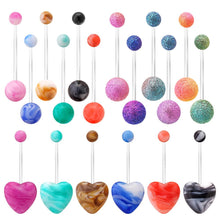 Load image into Gallery viewer, 1pcs Acrylic Pregnant Women's Fashion Belly Button Ring Piercing Body Piercings Jewelry
