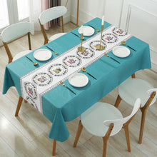 Load image into Gallery viewer, PVC Rectangular Tablecloth Printed Tablecloth Simple Dining Table Tablecloth
