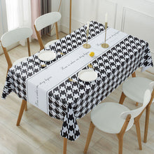 Load image into Gallery viewer, PVC Rectangular Tablecloth Printed Tablecloth Simple Dining Table Tablecloth

