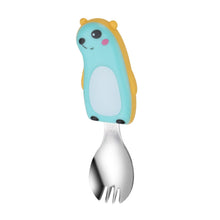 Load image into Gallery viewer, Set Cartoon Baby Spork Infant Creative Solid Food Tools Feeding Tableware
