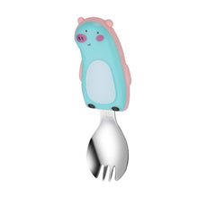 Load image into Gallery viewer, Set Cartoon Baby Spork Infant Creative Solid Food Tools Feeding Tableware
