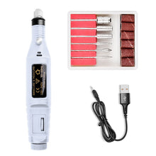 Load image into Gallery viewer, Manicure Implement Nail Mini Electric Nail Polisher Pen Type Electric Nail Grinder Exfoliating
