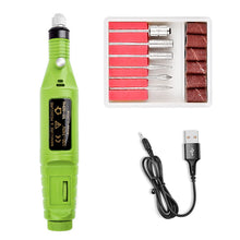 Load image into Gallery viewer, Manicure Implement Nail Mini Electric Nail Polisher Pen Type Electric Nail Grinder Exfoliating
