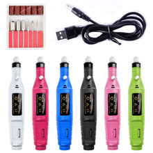 Load image into Gallery viewer, Manicure Implement Nail Mini Electric Nail Polisher Pen Type Electric Nail Grinder Exfoliating
