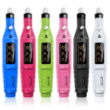 Load image into Gallery viewer, Manicure Implement Nail Mini Electric Nail Polisher Pen Type Electric Nail Grinder Exfoliating
