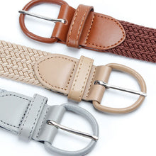 Load image into Gallery viewer, Elastic Casual Weaving Belt Men's Anti-Allergy Belt Korean Style Women's
