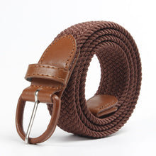 Load image into Gallery viewer, Elastic Casual Weaving Belt Men's Anti-Allergy Belt Korean Style Women's
