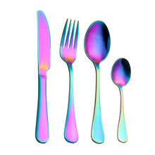 Load image into Gallery viewer, No Stainless Steel Tableware Knife, Fork and Spoon Suit Stainless Steel Knife, Fork and Spoon Gift Box 4-Piece Set 24-Piece Set
