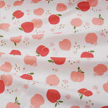 Load image into Gallery viewer, 160x50cm Cotton Chino Fruit Pineapple Strawberry Peach Dress Cloth, Bed Sheet Tablecloth Handmade Shell Fabric
