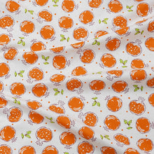 Load image into Gallery viewer, 160x50cm Cotton Chino Fruit Pineapple Strawberry Peach Dress Cloth, Bed Sheet Tablecloth Handmade Shell Fabric
