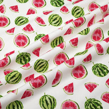 Load image into Gallery viewer, 160x50cm Cotton Chino Fruit Pineapple Strawberry Peach Dress Cloth, Bed Sheet Tablecloth Handmade Shell Fabric
