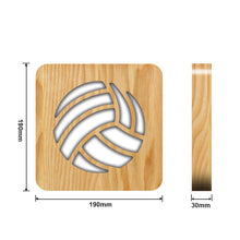 Load image into Gallery viewer, Sports Style Volleyball Wooden Lamp Home Decorative Table Lamp Crafts Ornaments
