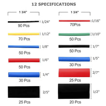 Load image into Gallery viewer, 164-800pcs Heat Shrink Tubing Thermoresistant Tube Heat Shrink Wrapping Kit Electrical Connection Wire Cable Insulation Sleeving
