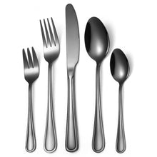 Load image into Gallery viewer, Tableware Set Five-Piece Set Creative Western Food Steak Knife, Fork and Spoon Gold Stainless Steel Knife and Forks

