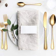 Load image into Gallery viewer, Tableware Set Five-Piece Set Creative Western Food Steak Knife, Fork and Spoon Gold Stainless Steel Knife and Forks
