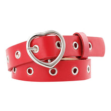 Load image into Gallery viewer, Women Ladies Vintage Heart Buckle Leisure Leather Belt Trouser Accessories
