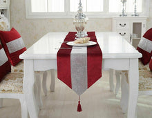 Load image into Gallery viewer, White 32*180Cm Christmas Party Table Runner Rectangle Tablecloth Dining Tea Home Decor 1Pc Zf0068
