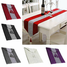 Load image into Gallery viewer, Red 32*180Cm Christmas Party Table Runner Rectangle Tablecloth Dining Tea Home Decor 1Pc Zf0067
