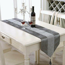 Load image into Gallery viewer, Gray 32*180Cm Christmas Party Table Runner Rectangle Tablecloth Dining Tea Home Decor 1Pc
