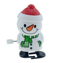 Load image into Gallery viewer, 1PCs Cute Clockwork Santa Claus Toy Shaking Head Walking Winding Santa Snowman Holiday Decoration
