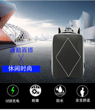 Load image into Gallery viewer, Waterproof men's backpack with code lock outdoor anti-theft travel backpack

