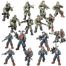 Load image into Gallery viewer, 16Pcs World War 2 WW2 Army Military Soldiers City Police SWAT Special Forces Model Building Blocks Bricks Kids Toys
